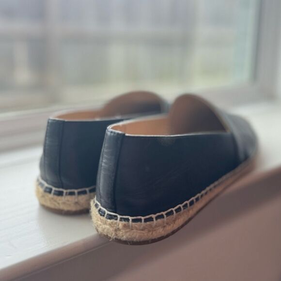 Coach Women’s Carley Perforated Logo Espadrille Flats size 9 - Picture 11 of 16